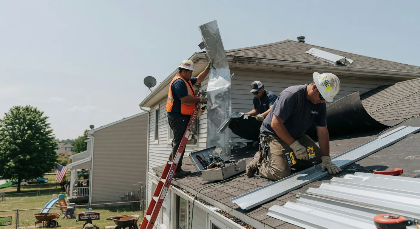 Storm Damage Metal Roof Repair in Eagle Springs, NC